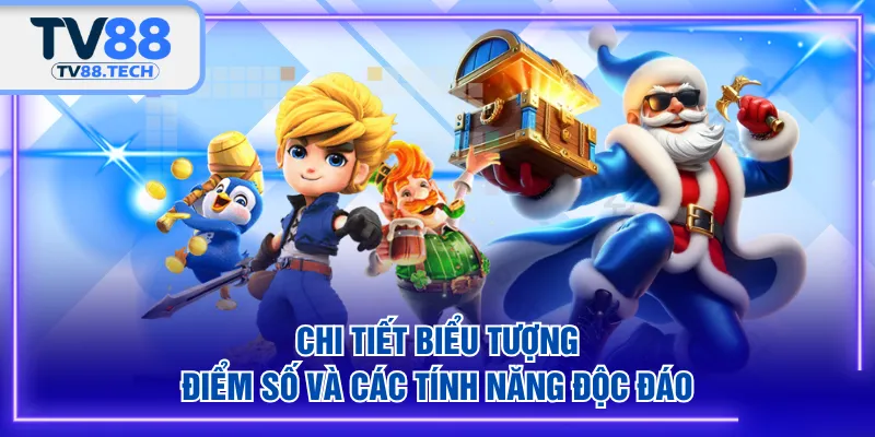 Chi tiết biểu tượng, điểm số và các tính năng độc đáo