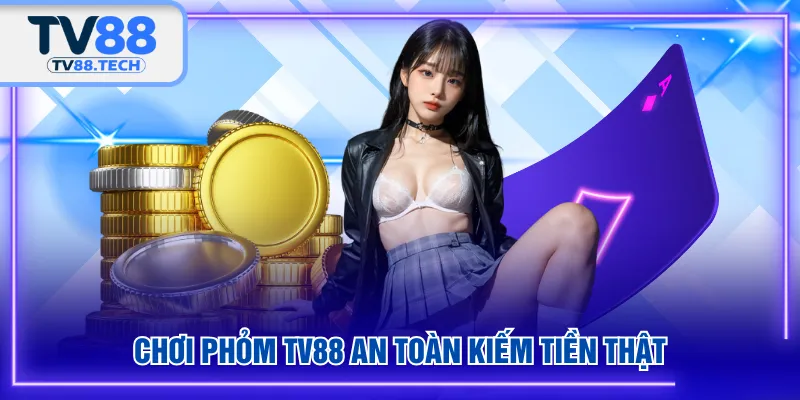 Chơi Phỏm TV88 an toàn kiếm tiền thật