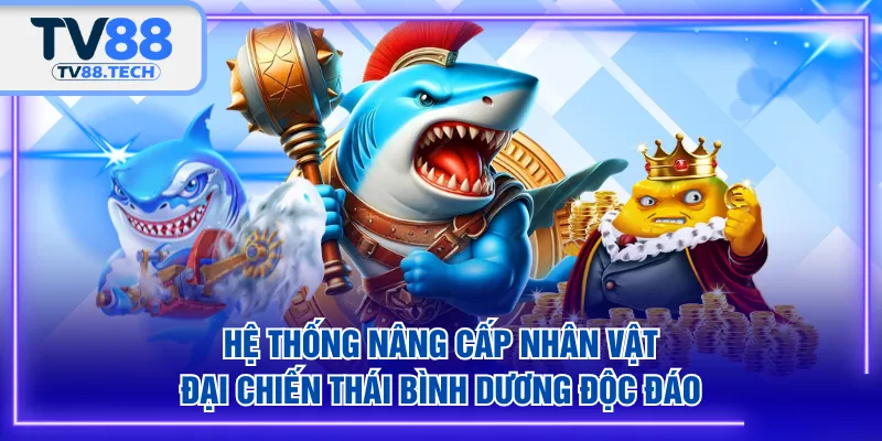 Hệ thống nâng cấp nhân vật Đại Chiến Thái Bình Dương độc đáo