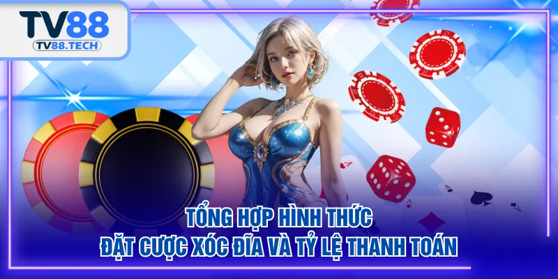 Tổng hợp hình thức đặt cược Xóc Đĩa và tỷ lệ thanh toán