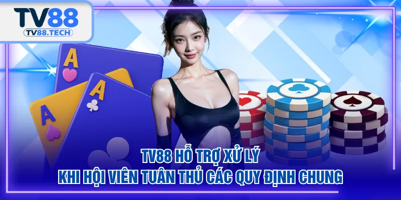 TV88 hỗ trợ xử lý khi hội viên tuân thủ các quy định chung